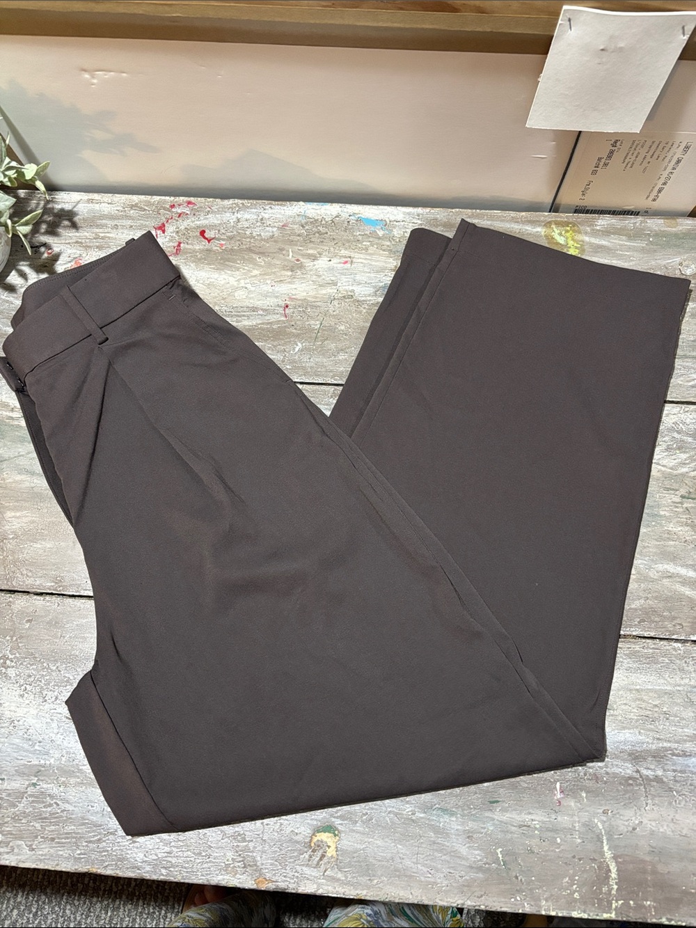 lululemon athletica Women's Dark Brown Tailored Stretch Trousers